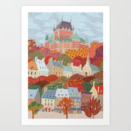 Québec City Art Print