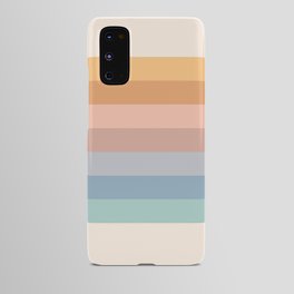 Pastel Retro Rainbow Stripes  Android Case
