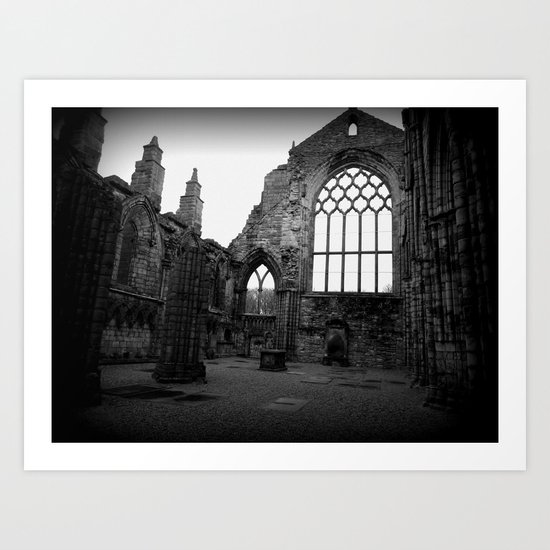Holyrood Abbey Art Print