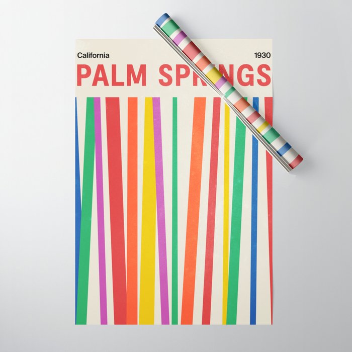 Palm Springs 1930: Retro Mid-Century Edition  Wrapping Paper