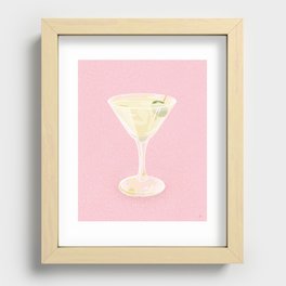 Martini Recessed Framed Print