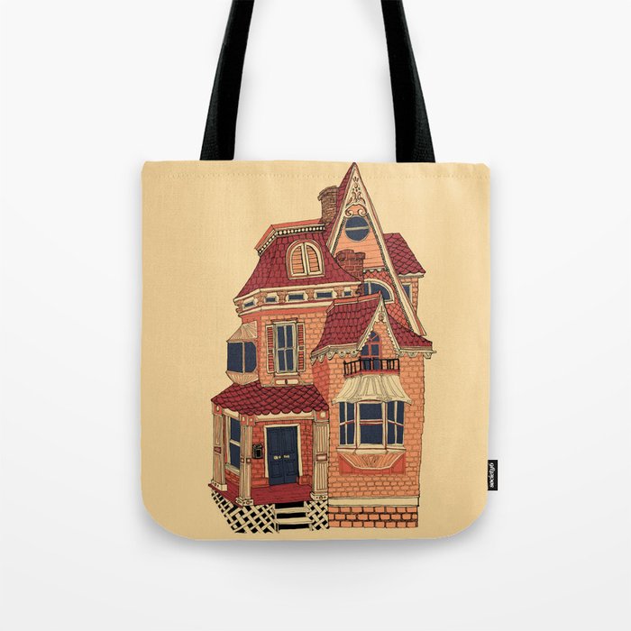 Victorian House Tote Bag