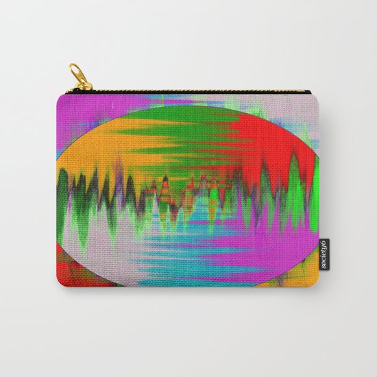 Colour Interference - Abstract colour painting Carry-All Pouch