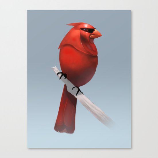 Imperial Guardinal Canvas Print