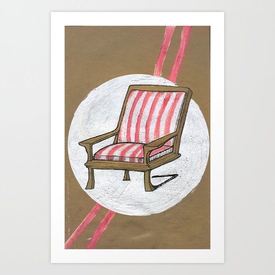 Left Chair Art Print
