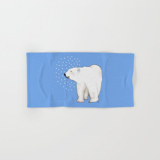 Polar Bear #8 Hand & Bath Towel