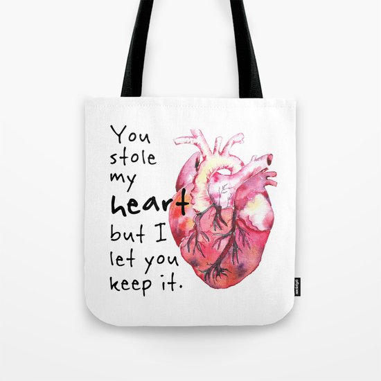 Stolen Heart Tote Bag