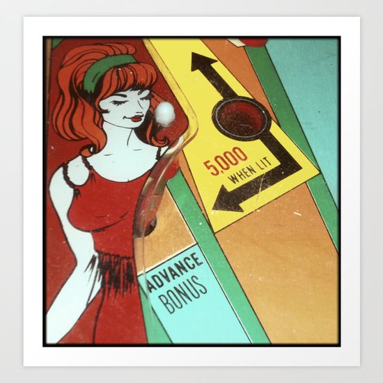 Hot Chick Art Print