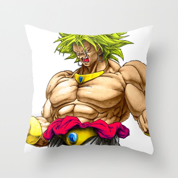 Broly Dragon Ball Throw Pillow By Mangasekai Society6