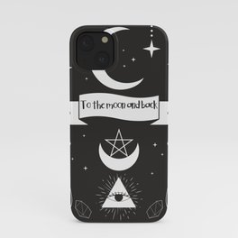 To The Moon And Back With Your Cats iPhone Case