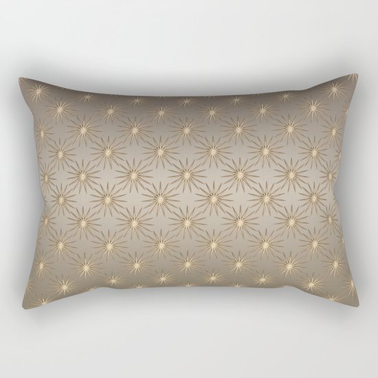 elegant golden Star pattern Rectangular Pillow