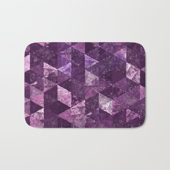 Abstract Geometric Background #10 Bath Mat