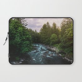 PNW River Run II - Pacific Northwest Nature Photography Laptop Sleeve