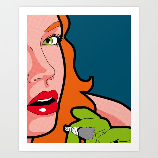 The secret life of heroes - IvyGrass Art Print