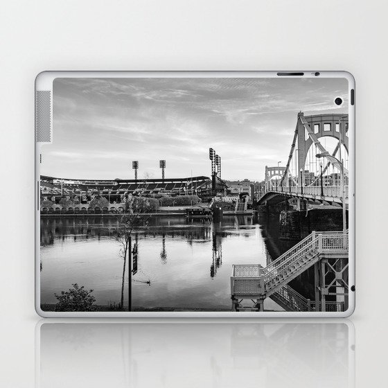 Pittsburgh Pennsylvania Steel City Baseball Park Print Laptop & iPad Skin