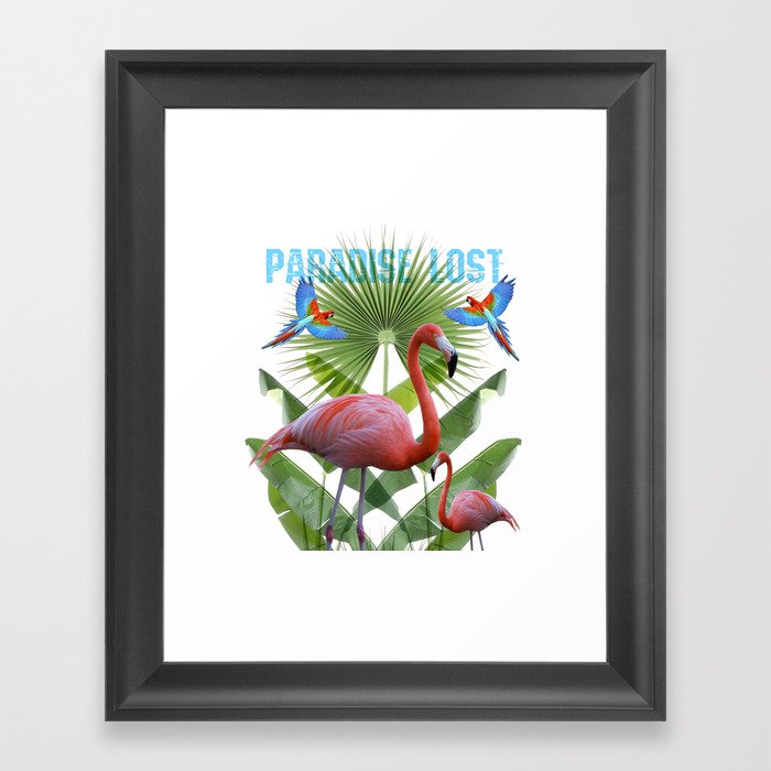 Paradise lost Framed Art Print