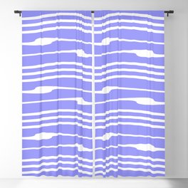Very Peri Color 2022 stripes pattern Design Blackout Curtain