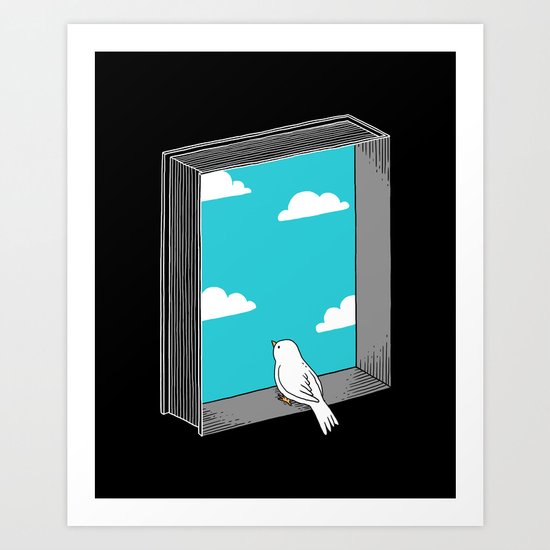 Every book a window Art Print