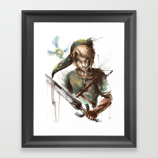 Link Framed Art Print