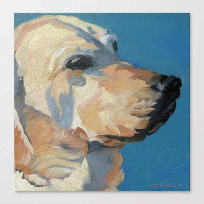 Mandy the Golden Labrador Canvas Print