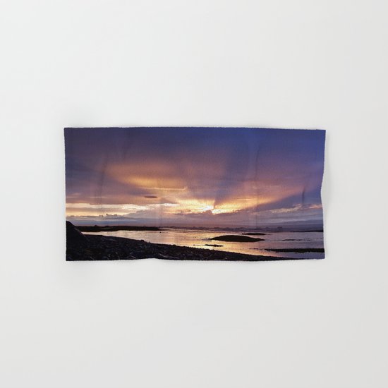 Beams of Light across the Sky Hand & Bath Towel