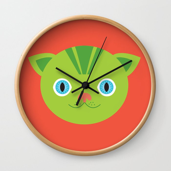 Charmed Cat Wall Clock