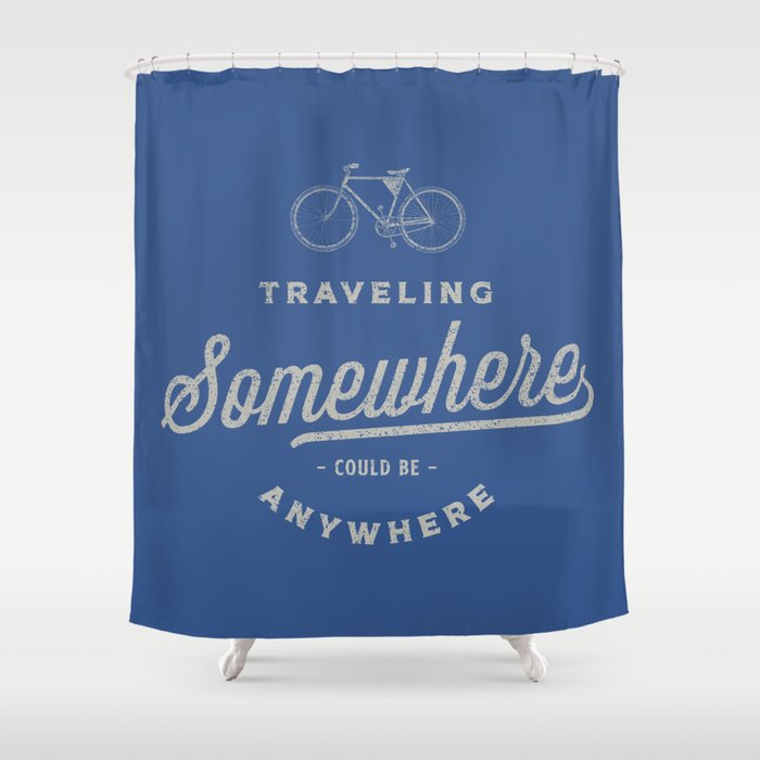 Traveling Somewhere Shower Curtain