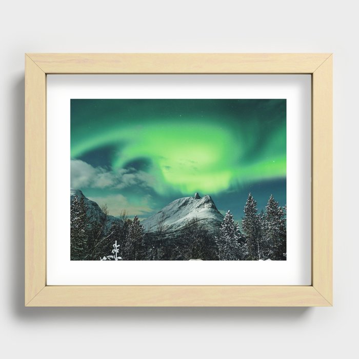 Northern Lights Recessed Framed Print