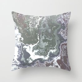 Abstract Marble Texture 173 Throw Pillow
