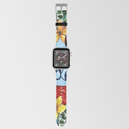 Aloha - Tropical Flower Food and Animal Summer Design Apple Watch Band