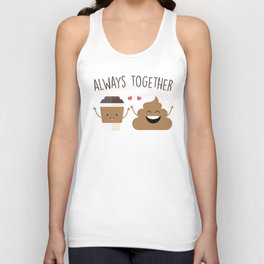 Always Together, Cute, Funny, Quote Tank Top