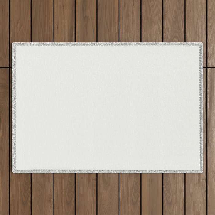 Reflected Light White Outdoor Rug