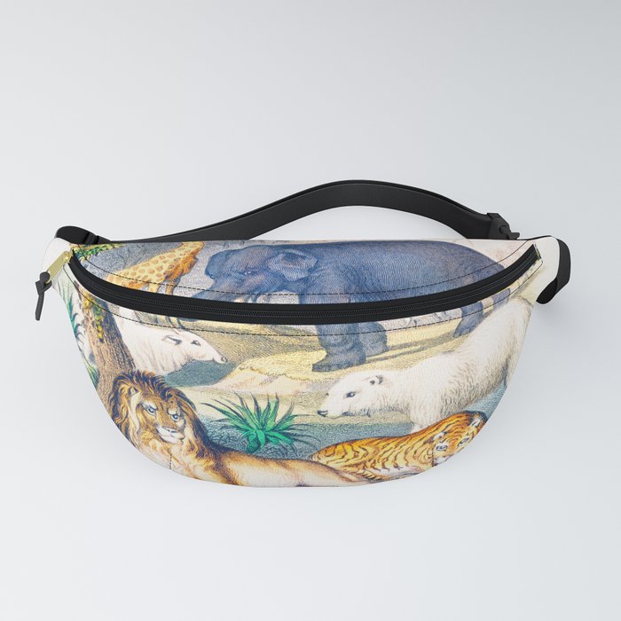 Jungle Friends - Exotic Animals Fanny Pack