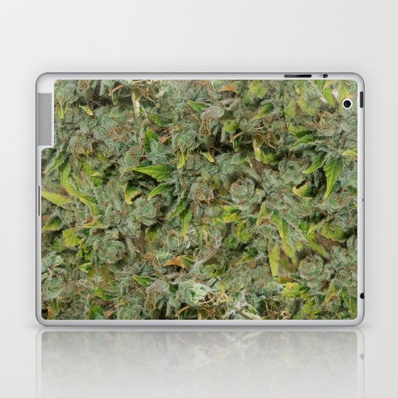 cannabis bud, marijuana macro Laptop & iPad Skin