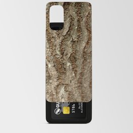 Tree bark oak close up texture Android Card Case