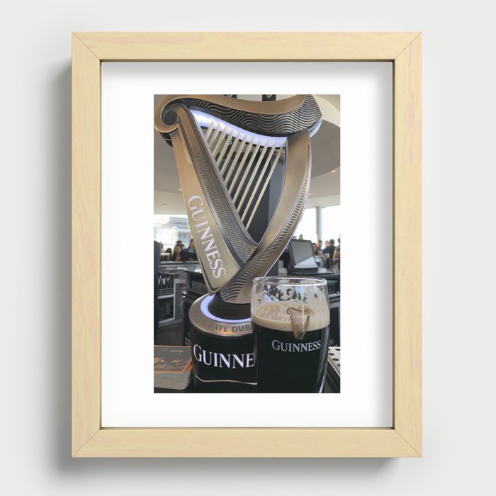 A pint of Guinness Recessed Framed Print