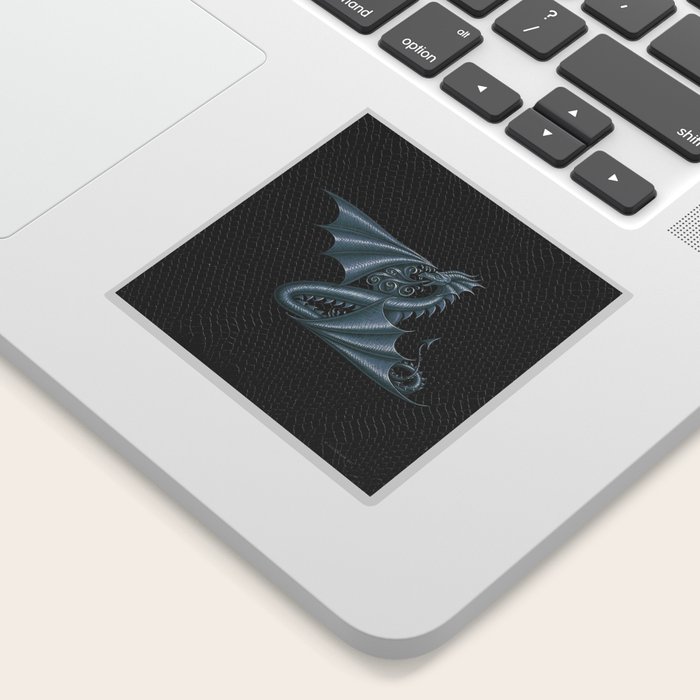 Dragon Letter Z From Dracoserific A Font Full Of Dragons Sticker By Zoolnartstore Society6