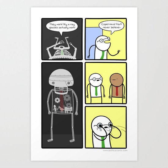 Antics #252 - cannot unsee Art Print