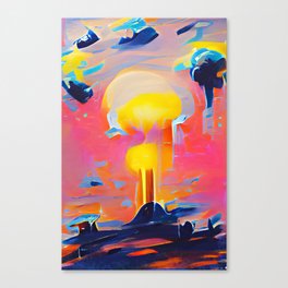 Nuclear Sunday Canvas Print