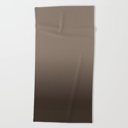 COCOA & CHOCOLATE BROWN OMBRE COLOR Beach Towel