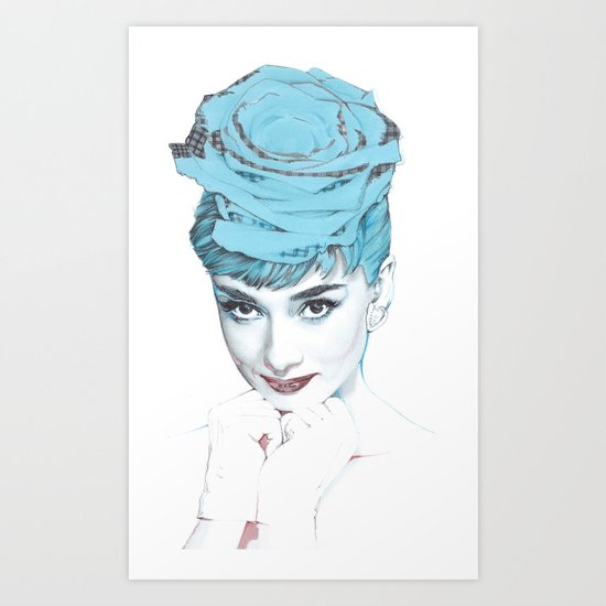 Audrey Art Print
