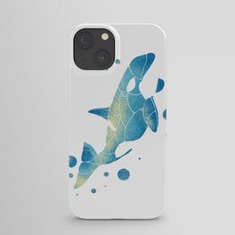 Blue Orca iPhone Case