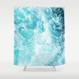 Perfect Sea Waves Shower Curtain
