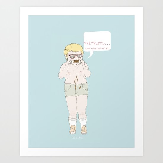 mmm... Art Print