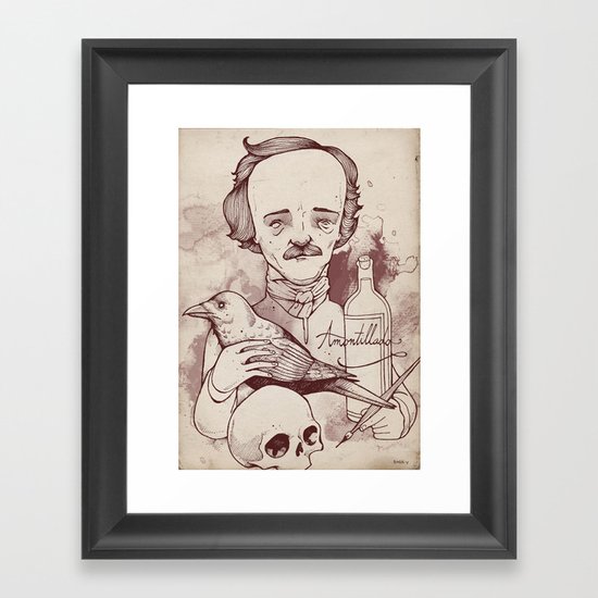 Poe Framed Art Print