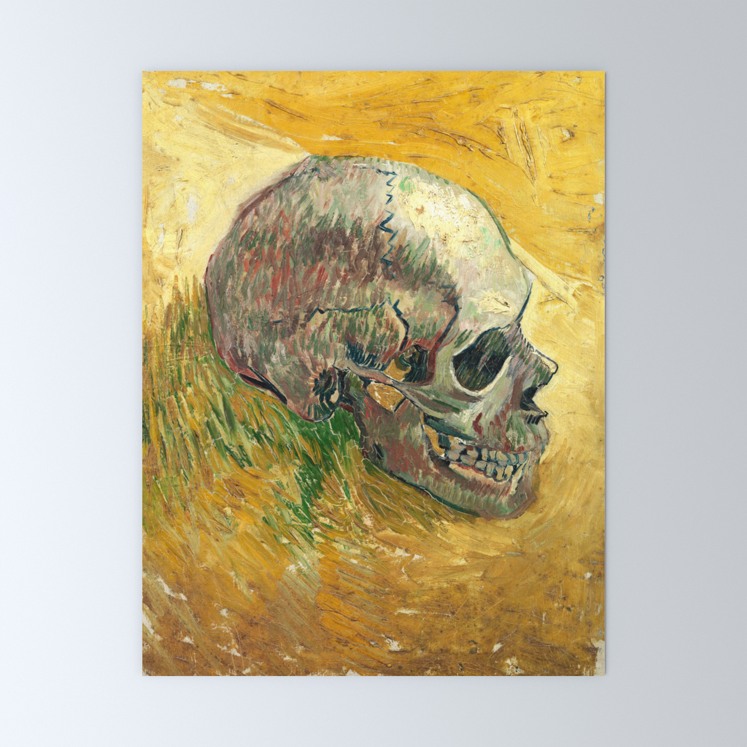 Skull By Vincent Van Gogh 1887 Mini Art Print By Artculture Society6