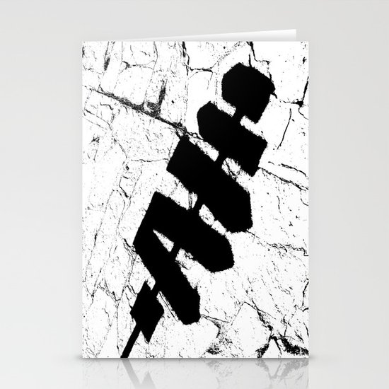 Path sign Stationery Cards