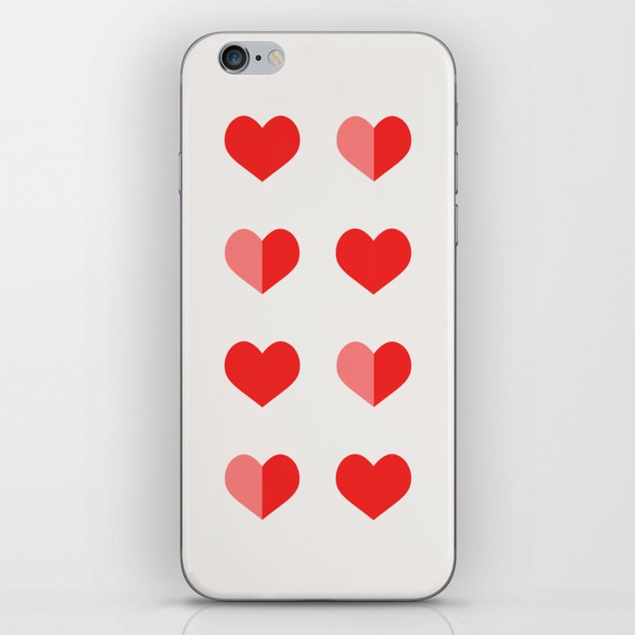 In Love with Hearts iPhone Skin