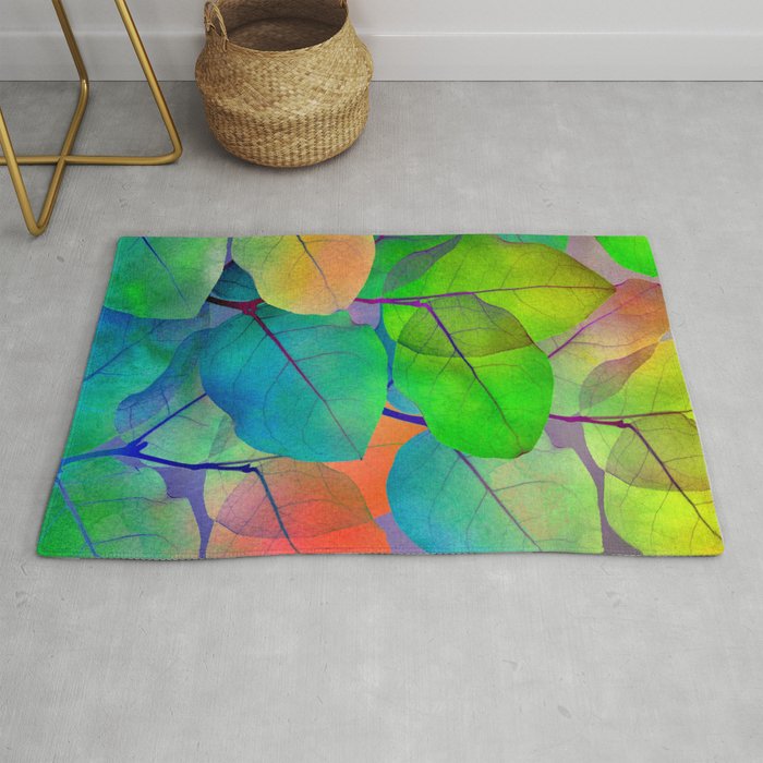 Translucent Leaves Rug