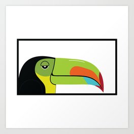 Smirking Toucan Art Print